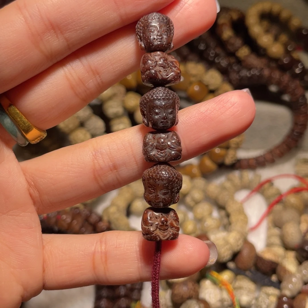 星月菩提吊坠 如来佛一套黑金