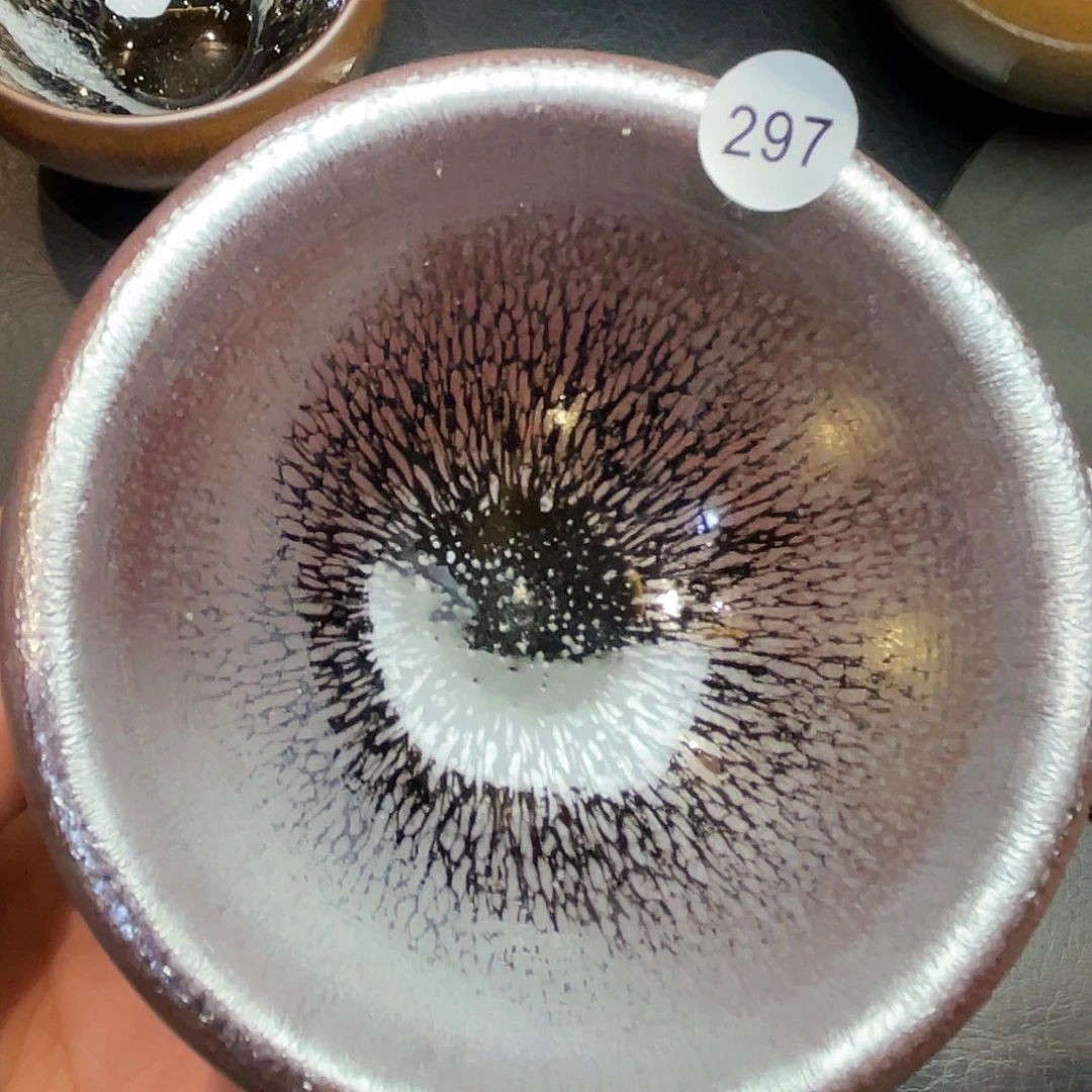 茶盏龙窑柴烧紫金豪北宋厚唇杯