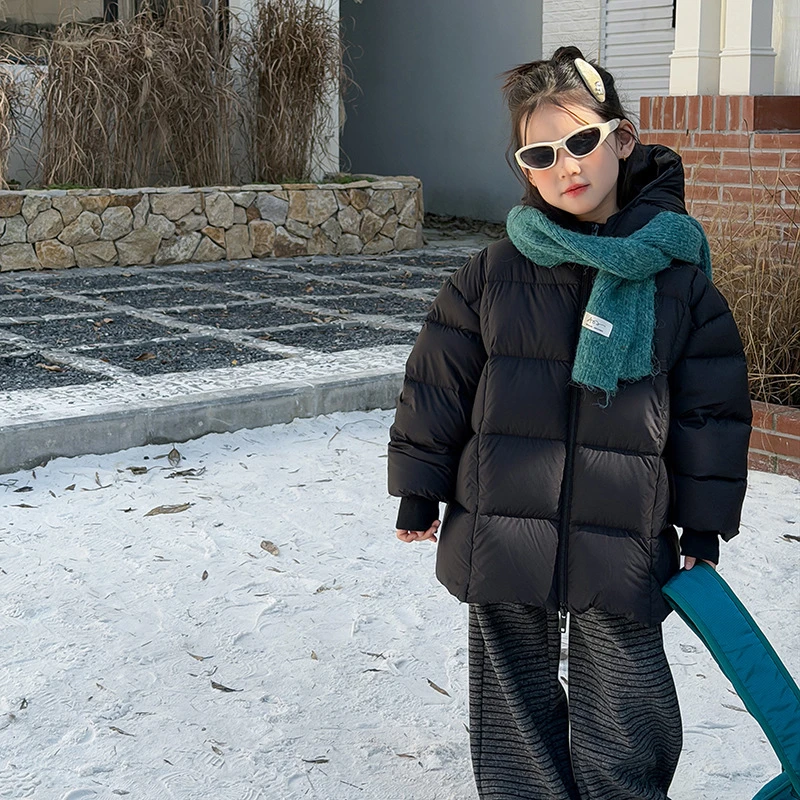 【羽绒可溯源】女童冬软萌蓬松云朵轻盈儿童廓形泡芙羽绒服25YR019