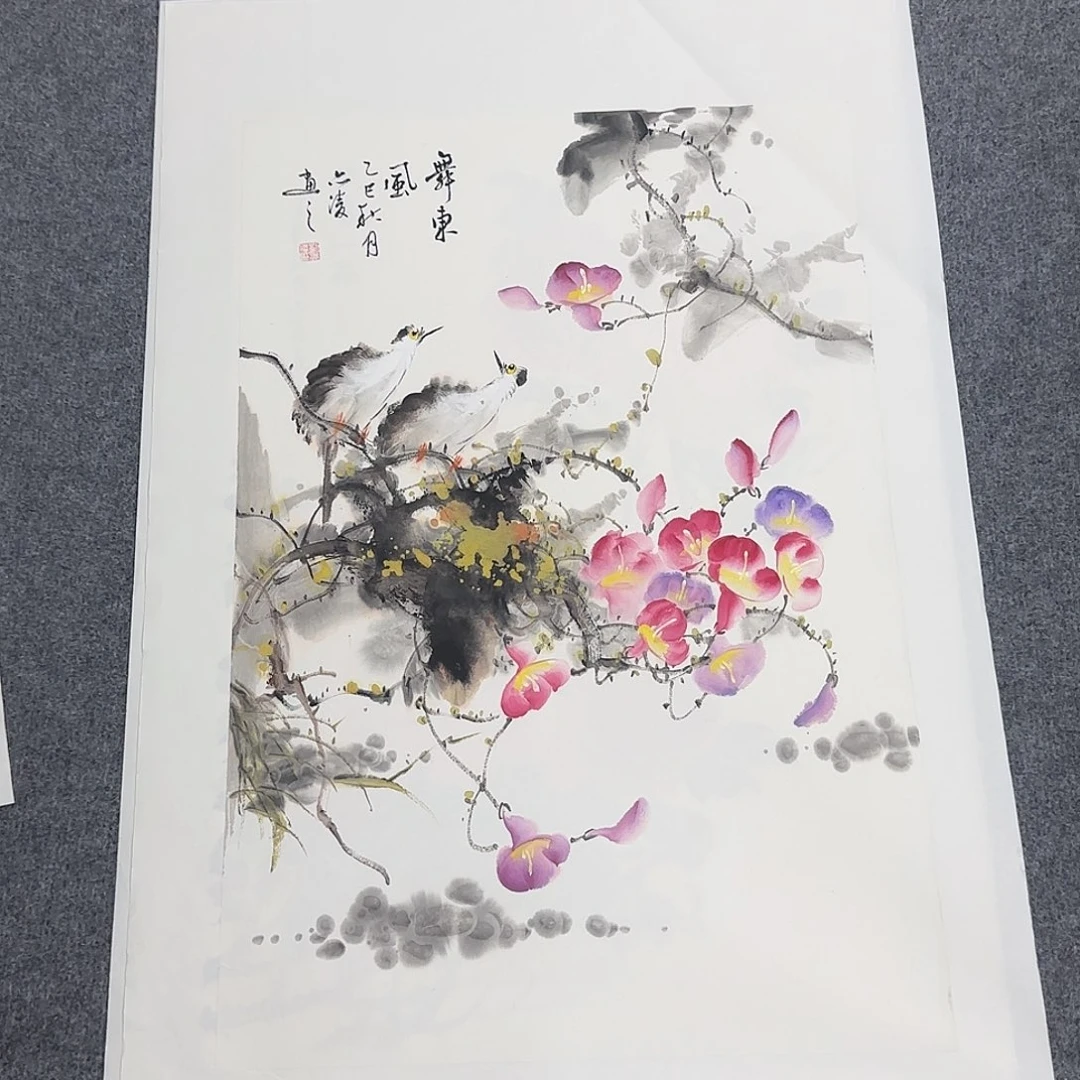 国画68*45纯手绘刘亦凌