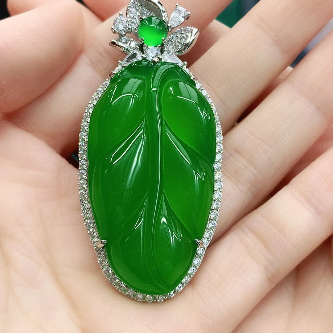 银S925镶嵌吊坠玛瑙/玉髓用****0