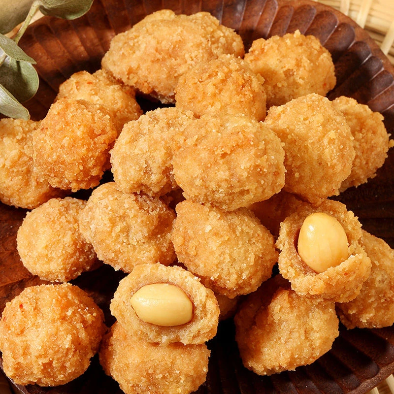 香酥多味花生烧酒配花生蟹黄香辣味混合下酒菜商用开袋即食零食