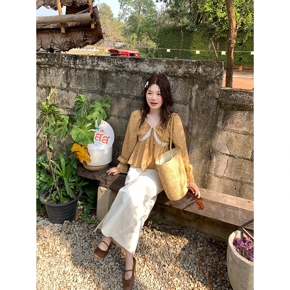 火火火【舒适区】韩版开叉设计感半身裙B29394HH51