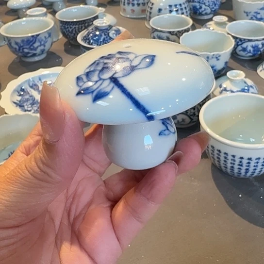 卡***卡景德镇陶瓷柴窑香插