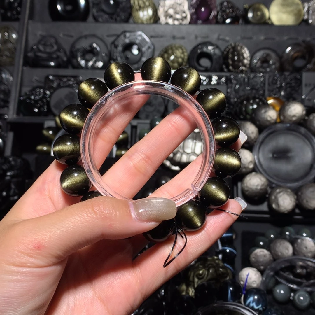 9***༽黑曜岩未镶嵌珠宝奇石