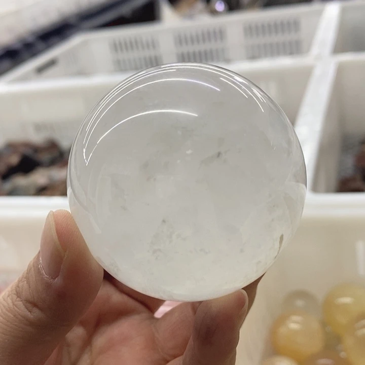 未镶嵌珠宝半成品水晶白球