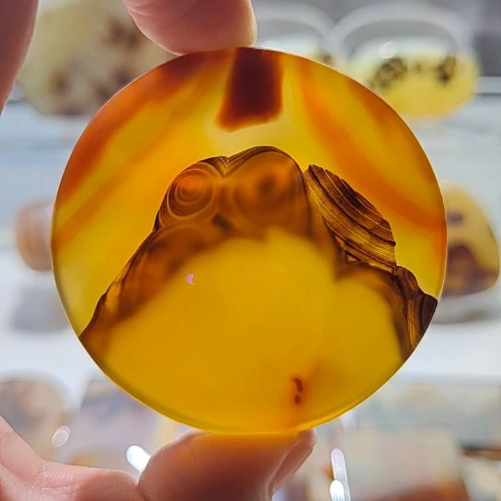 玛瑙/玉髓未镶嵌吊坠(不含链)58号