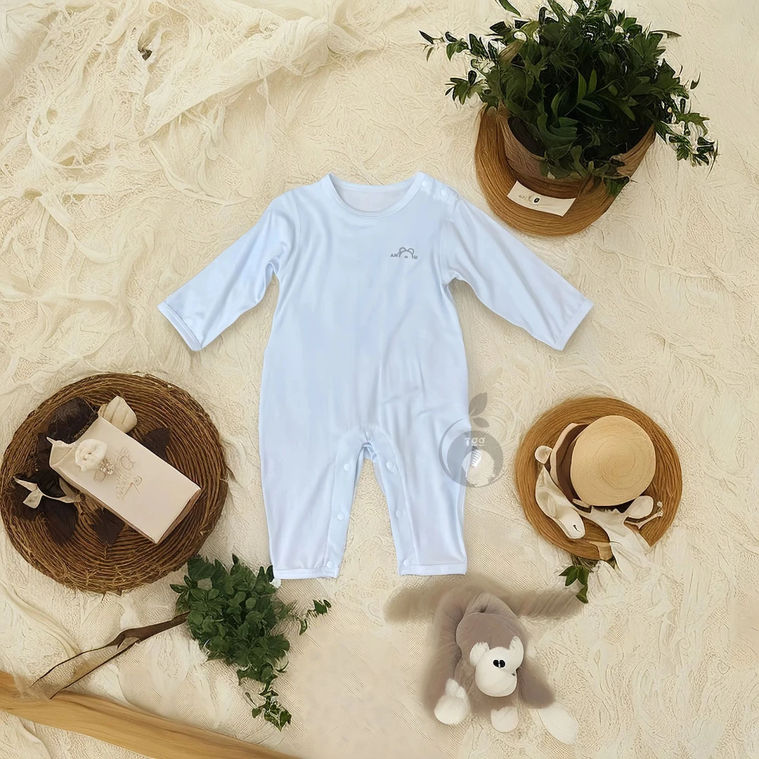 甜粿家【自制款多巴胺糖果色系套装连体衣合集】无骨婴儿宝宝新生儿