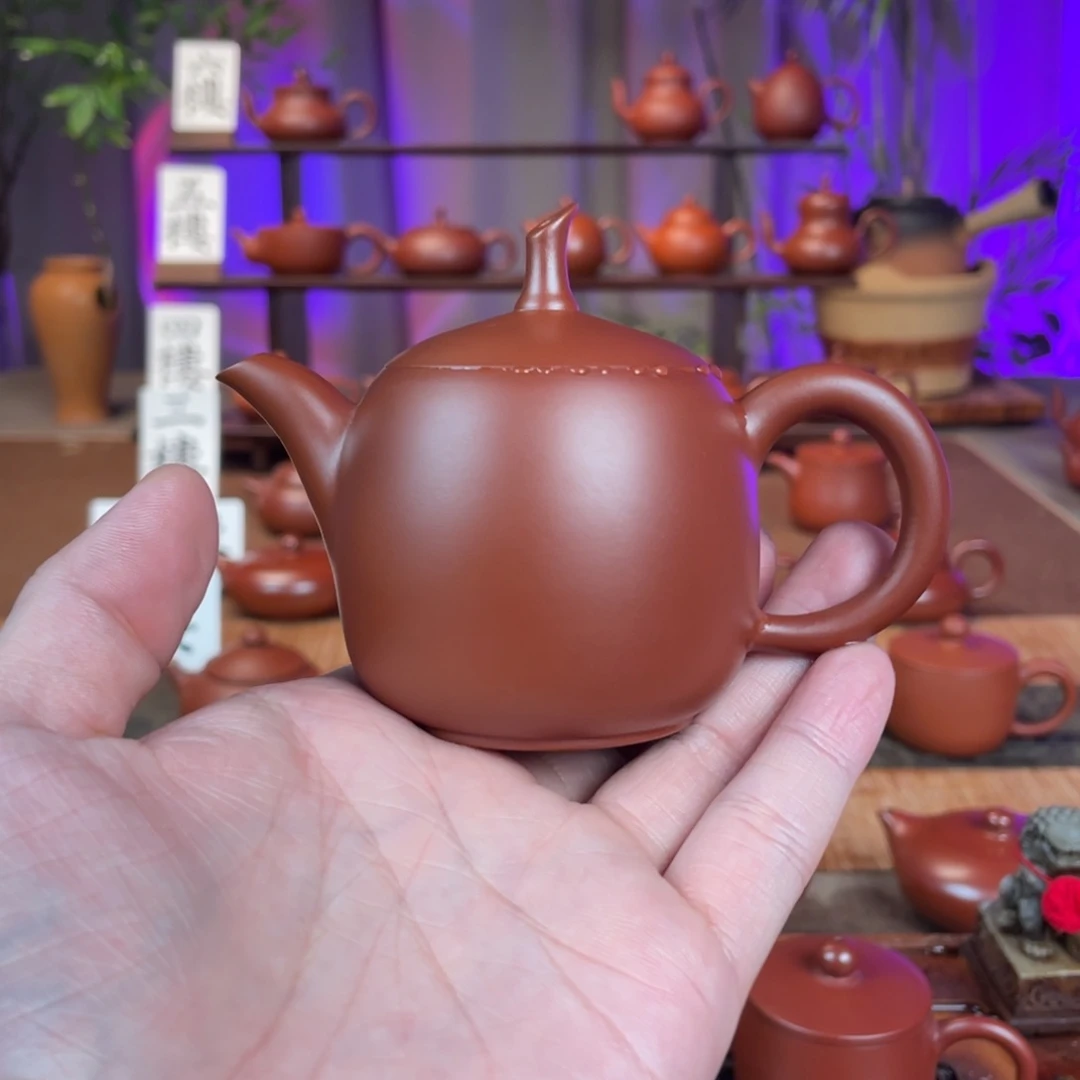 紫砂潮州手拉壶如*呀精工一帆风顺