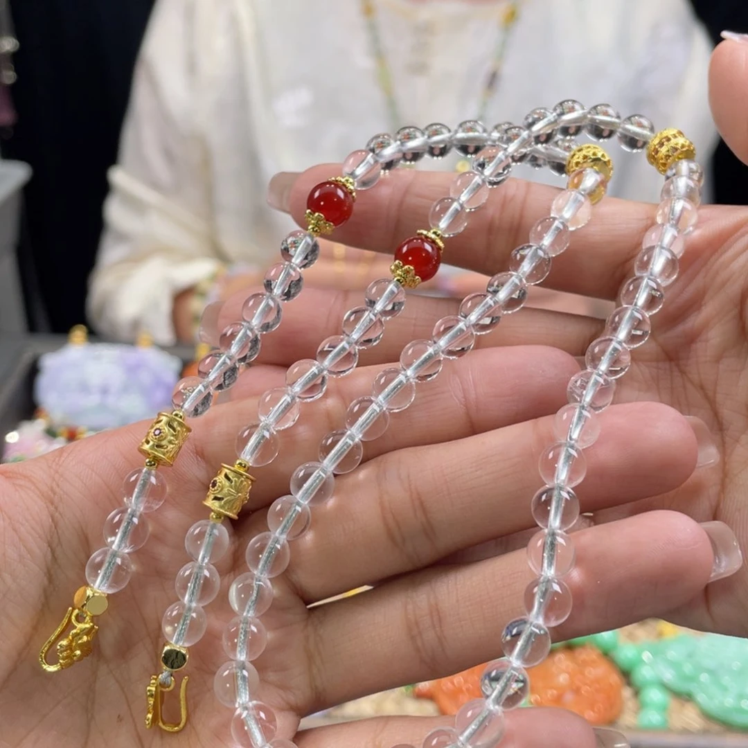 翡翠颈饰未镶嵌代编织