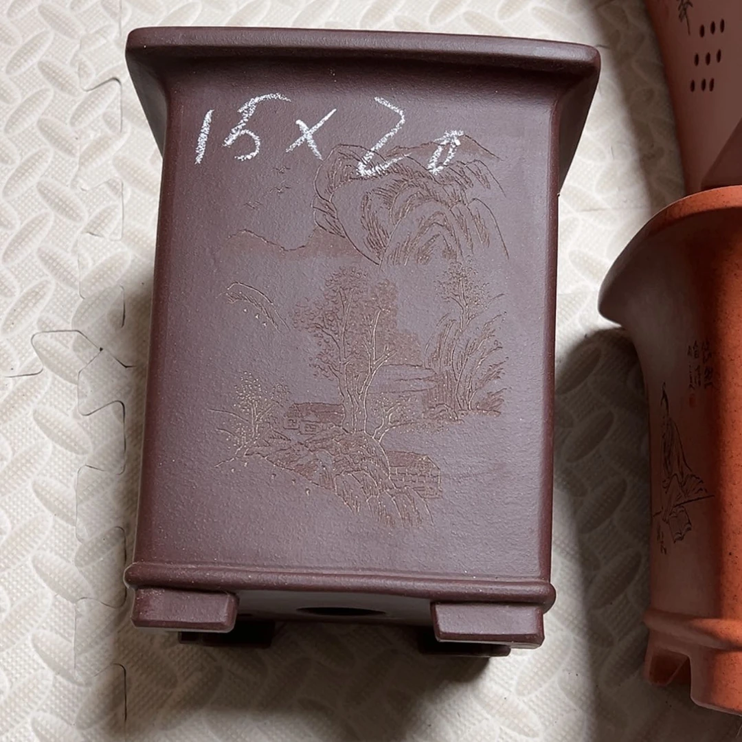 【闪购商品】紫砂花盆周之夏精品紫砂花盆