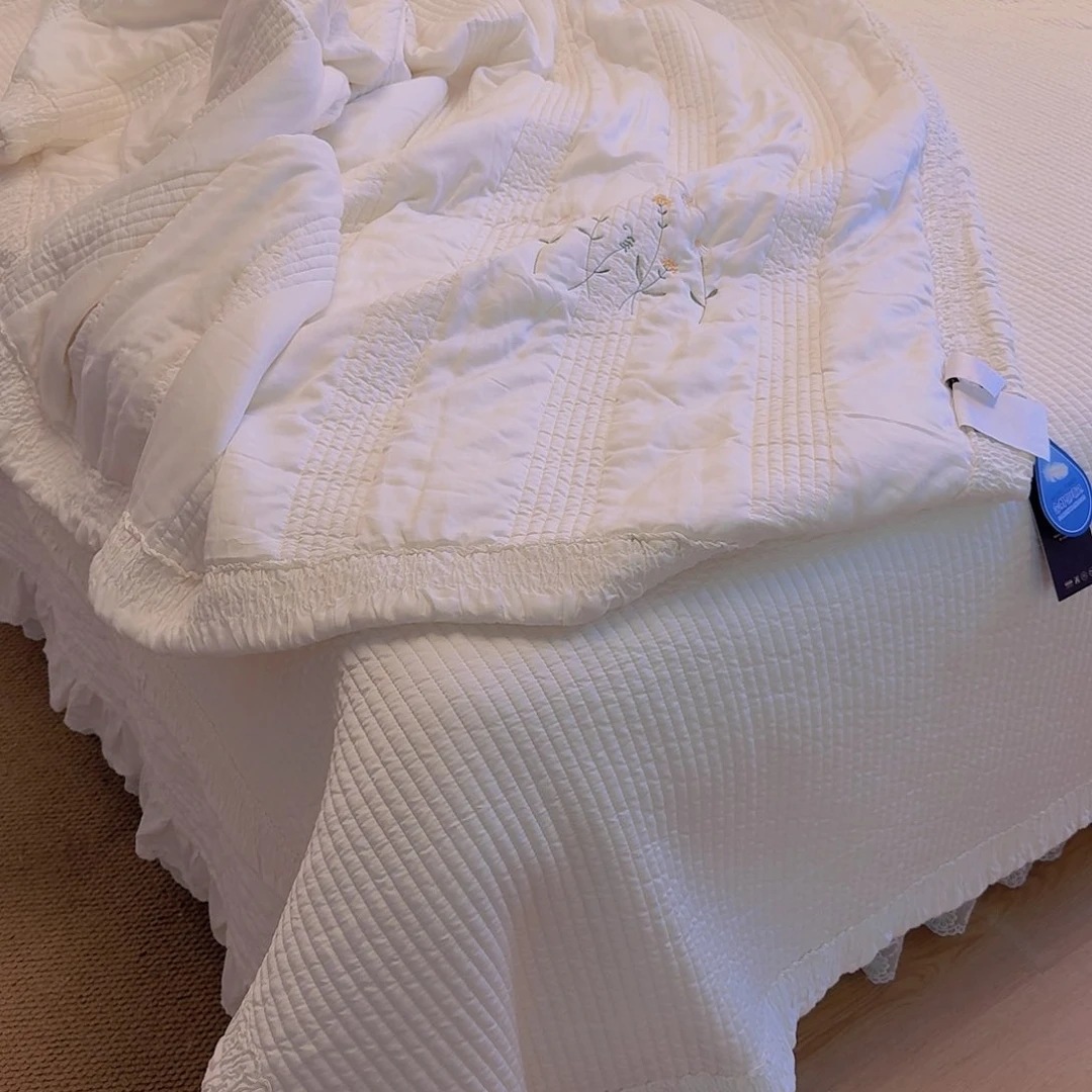 棉新款天丝夏被200×230白色
