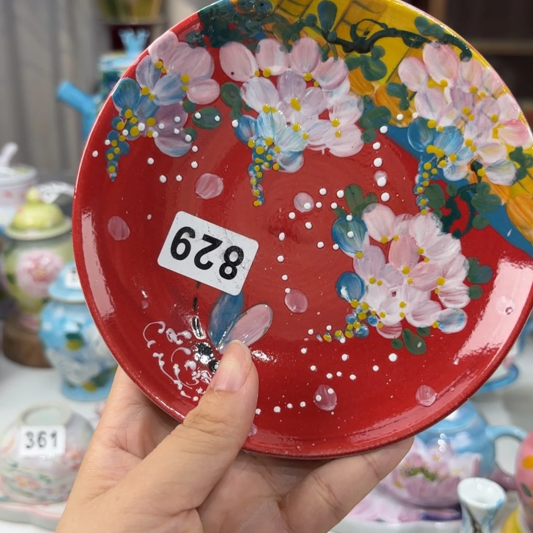 景德镇手绘高温釉下彩陶瓷茶具