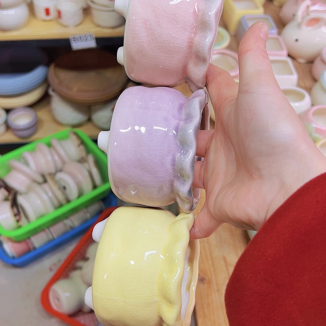 陶瓷花盆当场凑满12包邮