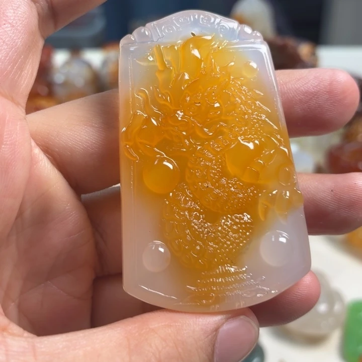 玛瑙/玉髓吊坠(不含链)未镶嵌