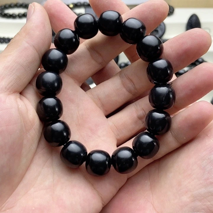 和田玉未镶嵌手链高*卡14老型手串珠宝级