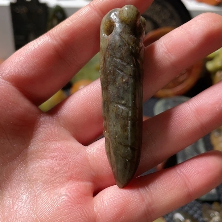 岫岩河磨玉（透闪石质玉）未镶嵌挂件
