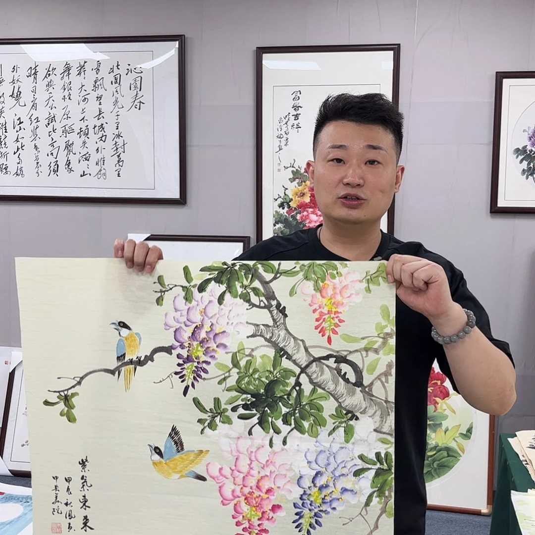 国画国画作品纯手绘作品
