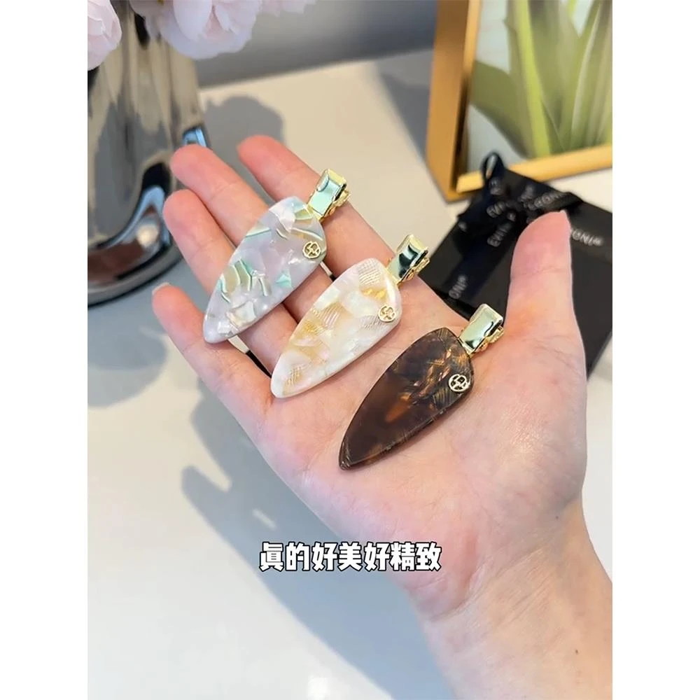 夹子头饰前额刘海女头顶发夹鸭嘴夹碎发发卡小巧精致边夹侧边气质