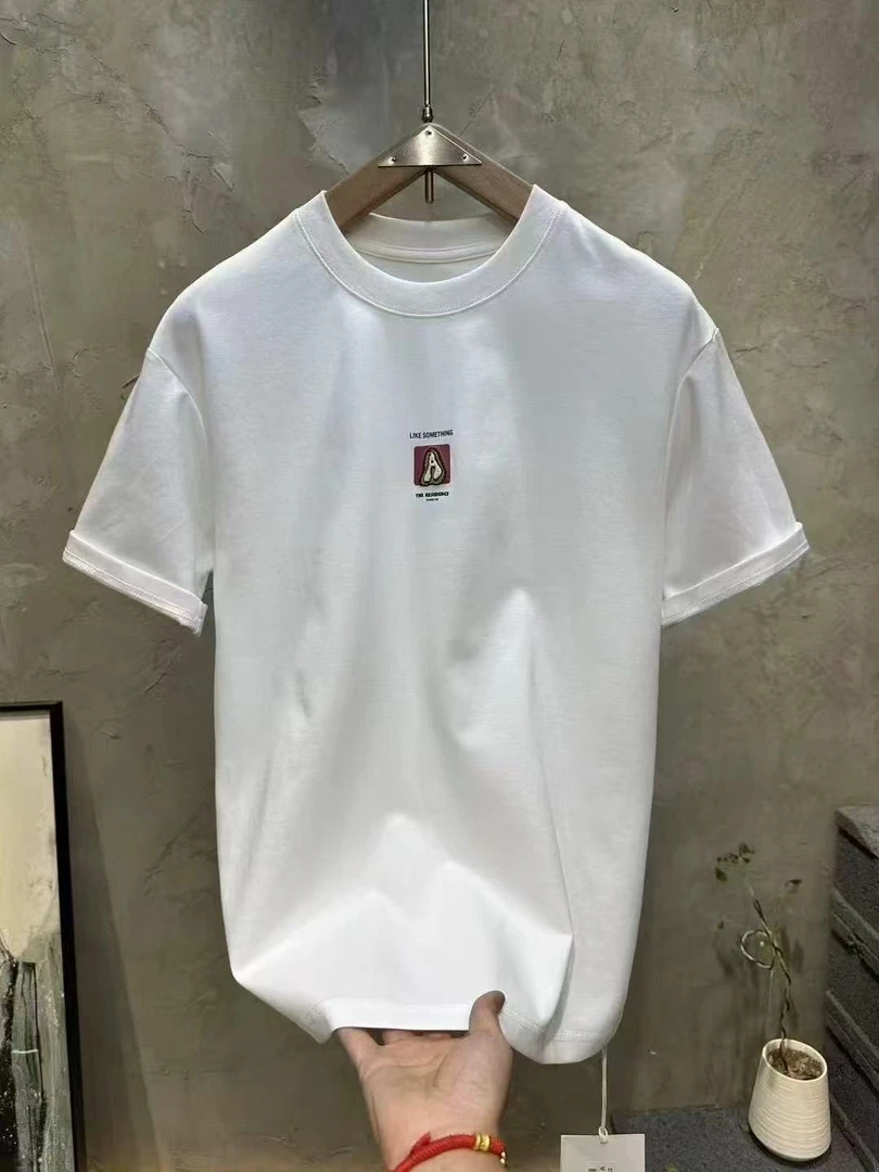 印花青年短袖T恤多色同款上衣男士夏季学院风1058