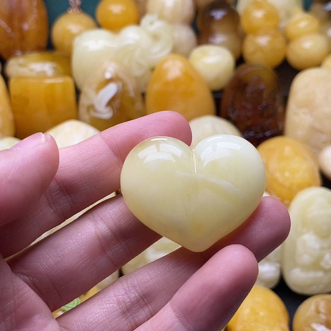 琥珀颈饰未镶嵌琥珀蜜蜡吊坠