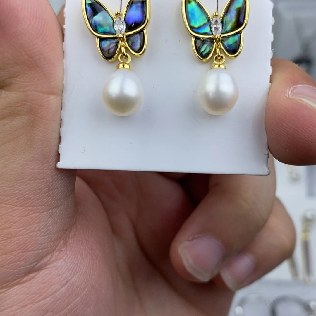 未镶嵌耳饰淡水珍珠