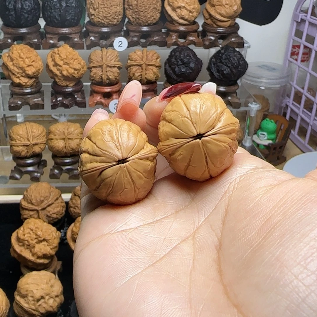 没***可文玩核桃把件11…………西瓜球