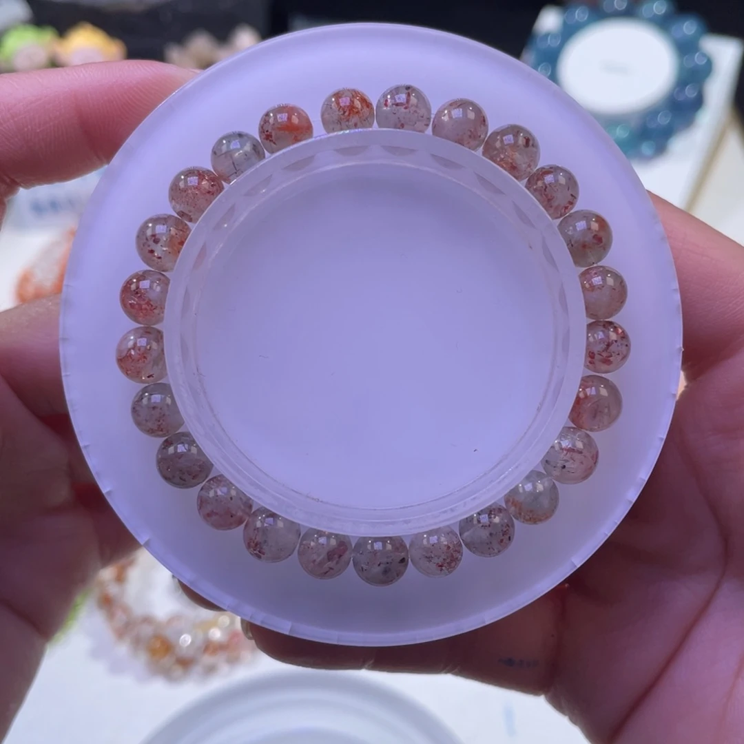 未镶嵌手链水晶奶体大花瓣阿鲁沙7mm