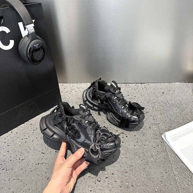 婉君Y 25秋冬ins风新款休闲时尚百搭透气老爹鞋LWJ26A1S0024