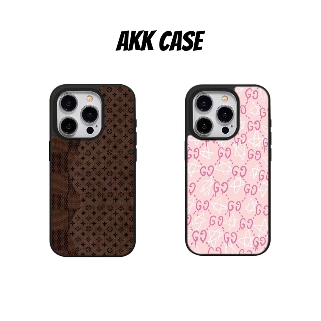 AKK拼接老花星星韩国进口磁吸二代菲林防摔手机壳适用苹果15PM16P