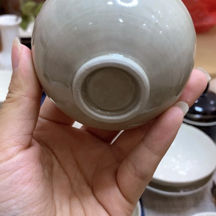 去***吧定窑纯手工仿古原矿料小杯子