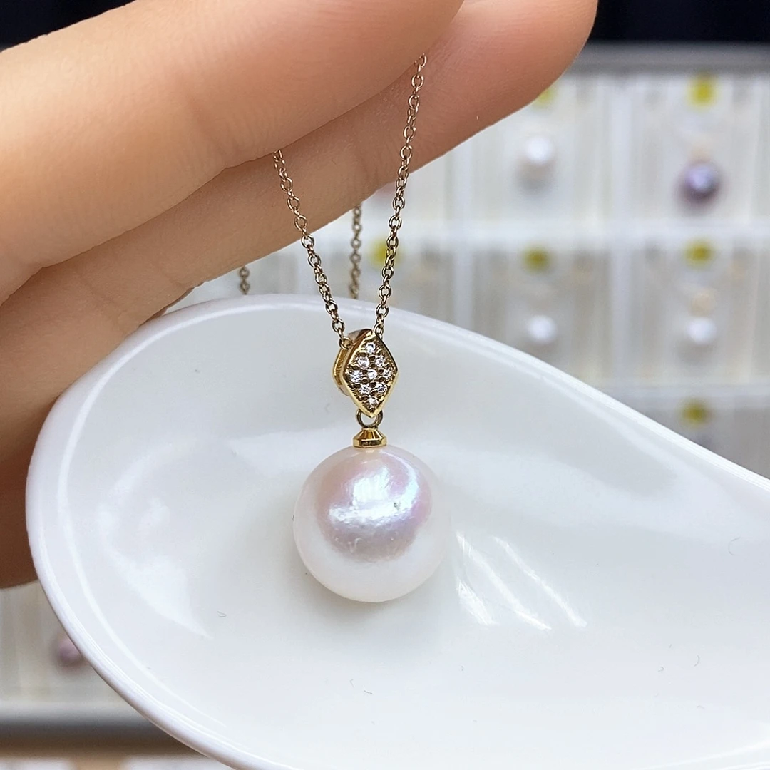 淡水珍珠合金颈饰