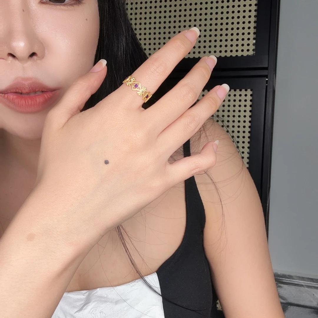 苏纪石（舒俱来）合金戒指