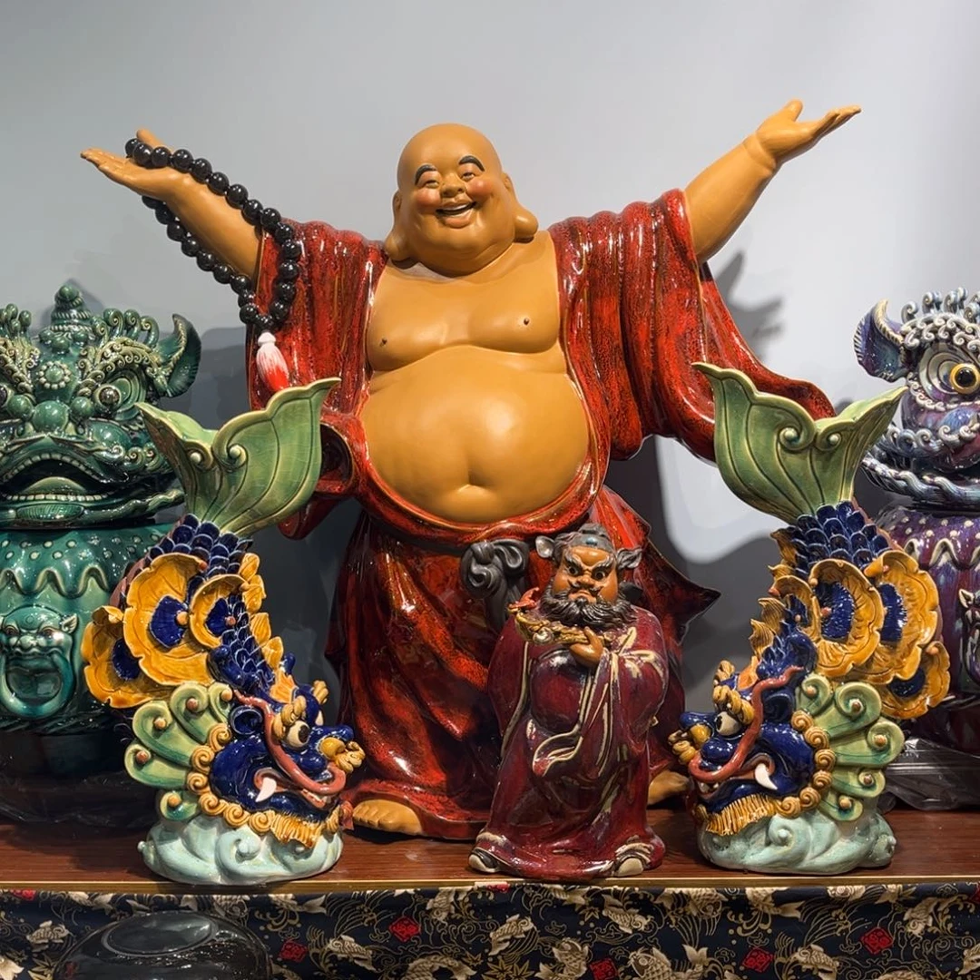 晴***儿有机玻璃大号拥有佛配底座