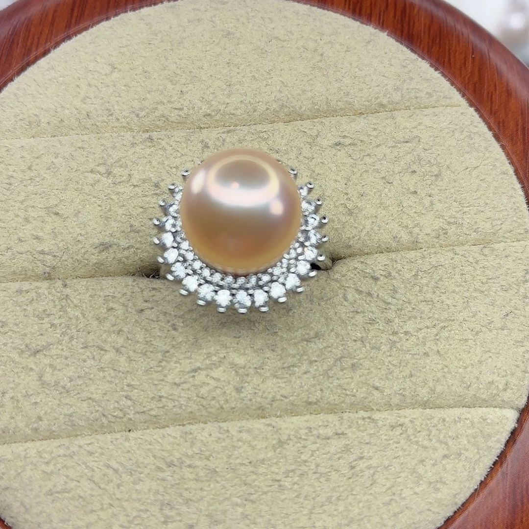 戒指淡水珍珠合金