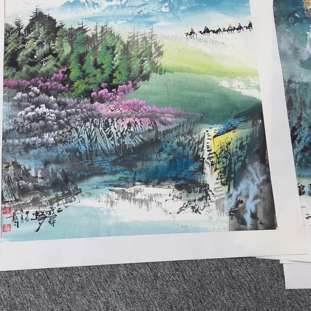 国画菲绘画艺术作品展68.68