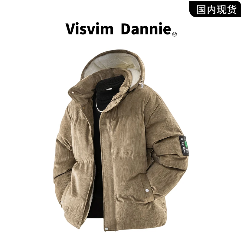 【品牌现货撤柜清仓】VISVIM DANNIE冬季大码连帽加厚棉服外套男士