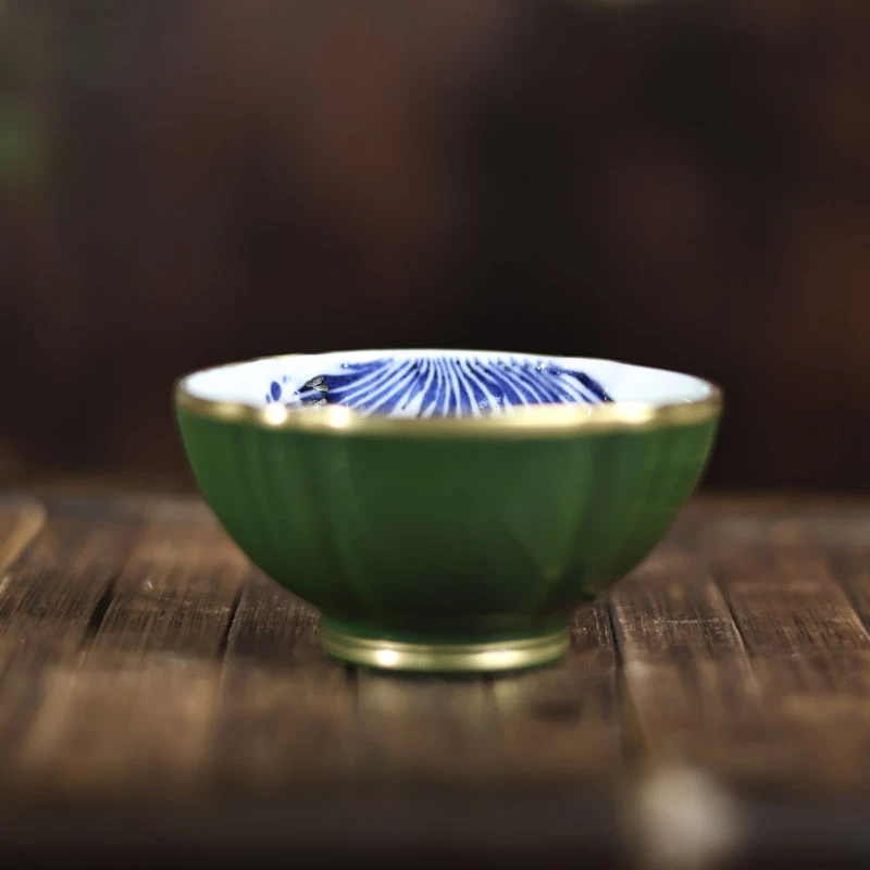 【静姐小院】石绿鱼藻-华隐堂-贝壳杯-60ml(华隐S0580)
