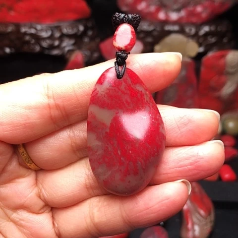 9***9昌化鸡血石昌化鸡血石挂件