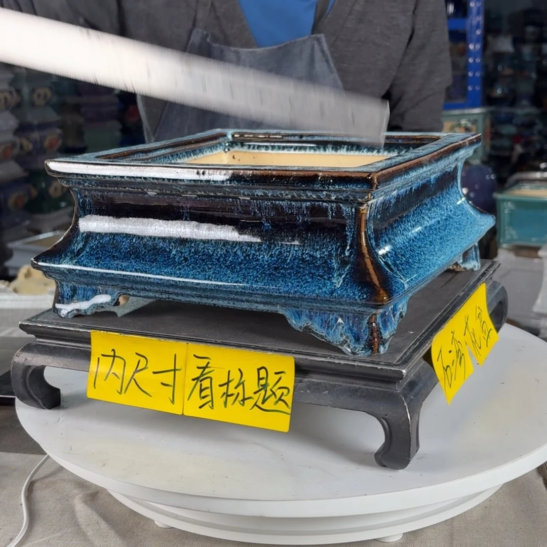 一风堂石湾花盆 内21*9