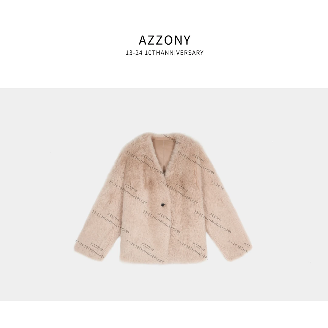 5 YYL 粉色皮毛一体 XY11245 2025冬款上新winter