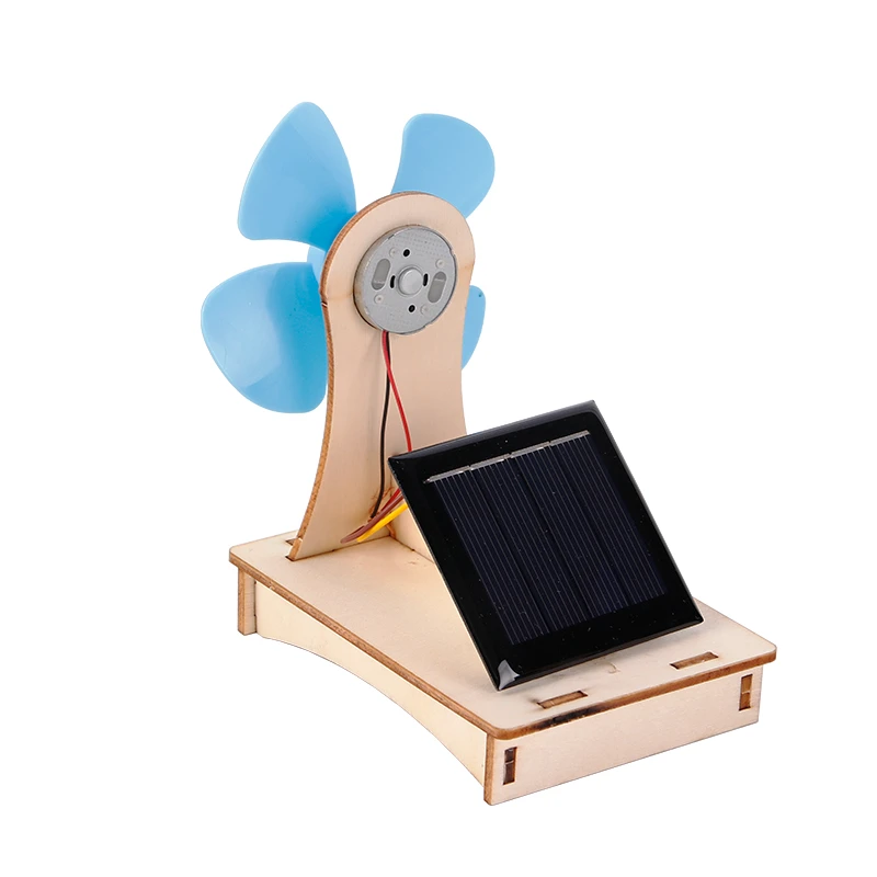 学生科学实验小制作儿童手工 diy太阳能风扇物理益智教学材料包