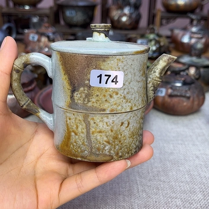 裸柴烧陶瓷手工茶器