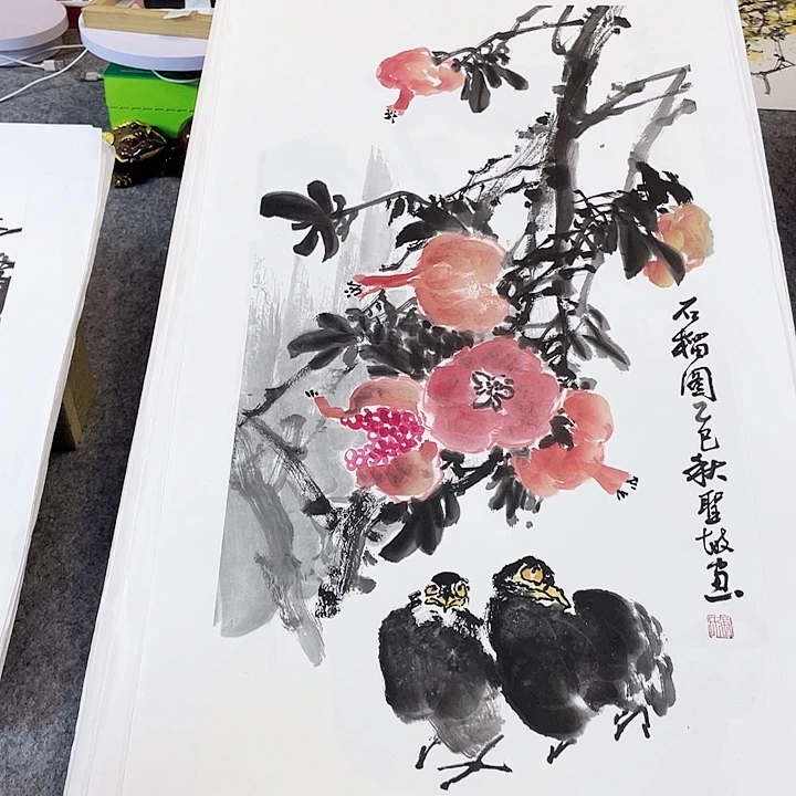 国画张圣敏先生纯手绘作品