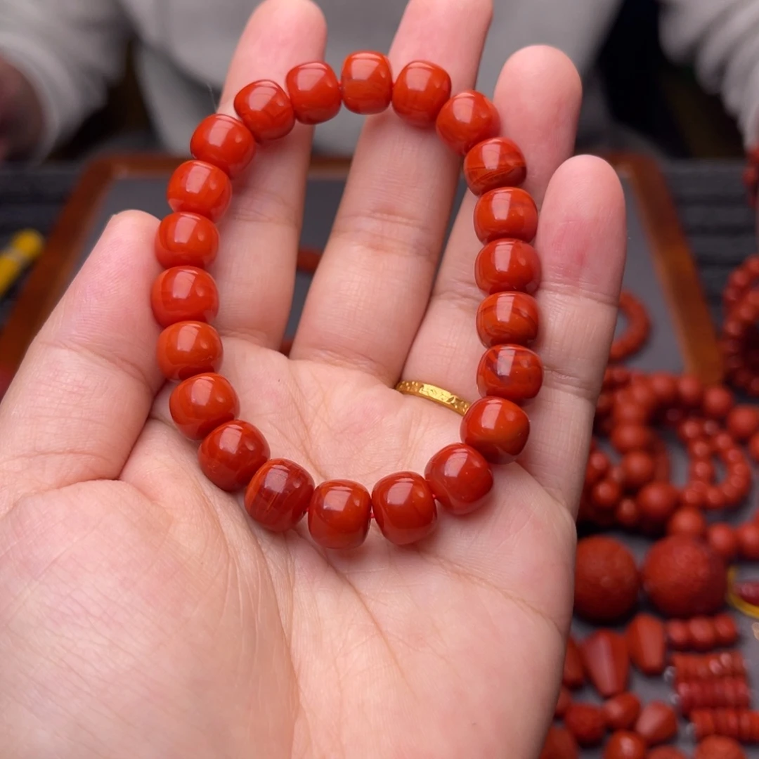 未镶嵌配饰卡10毫米南红玛瑙