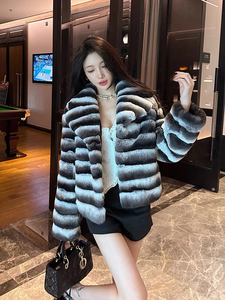 付对价格就是直播间的衣服～显瘦百搭时尚设计女毛毛外套