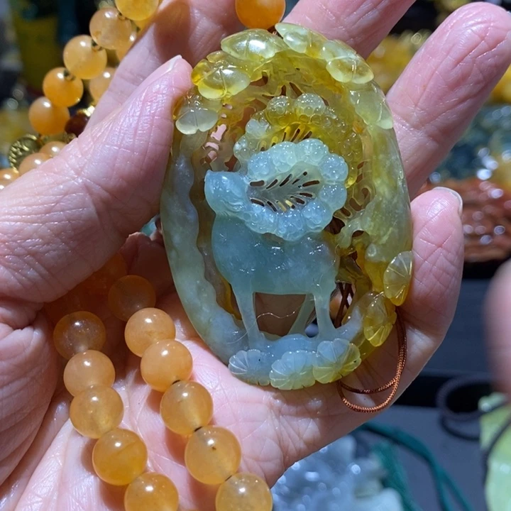 岫玉岫玉吊坠未镶嵌