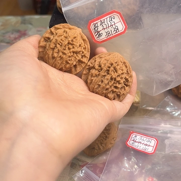文玩核桃把件盘龙纹