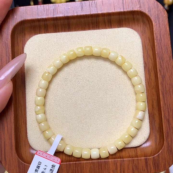 手链蜜蜡未镶嵌蜜蜡手串素圈