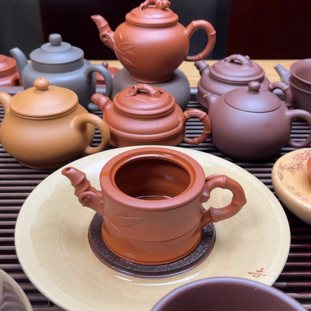 紫砂茶壶老红泥特惠